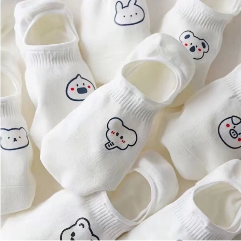Women's Socks & Hosiery 10 Pairs Cute Print Soft & Lightweight Low Cut Ankle